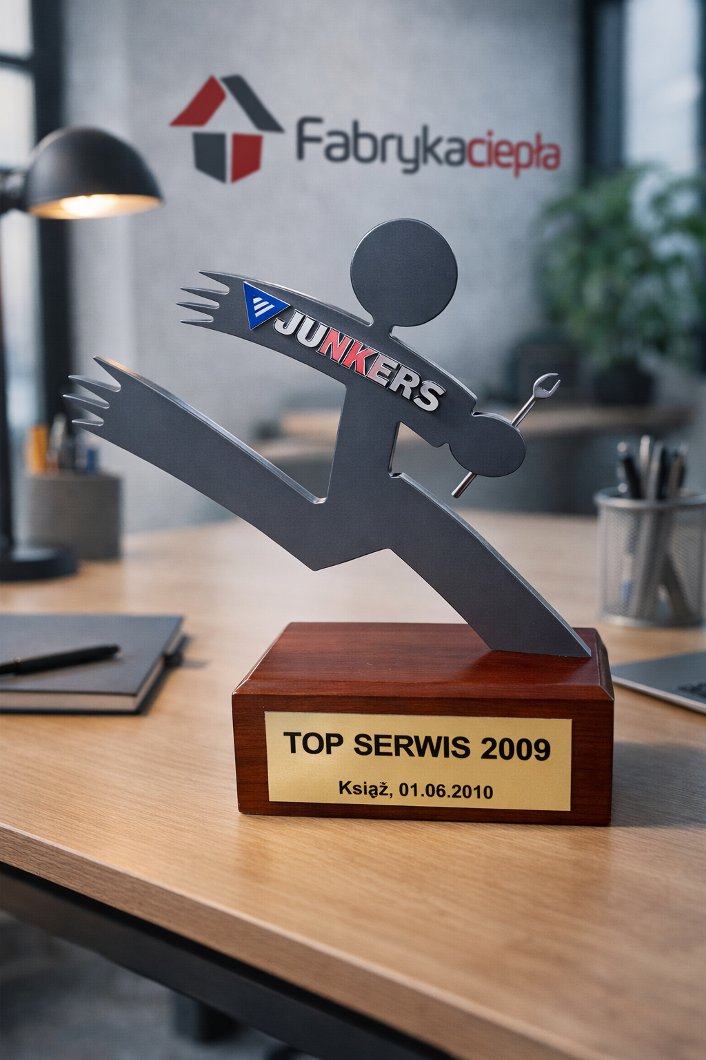 Nagroda TOP SERWIS 2009 od Junkers dla Fabryki Ciepła